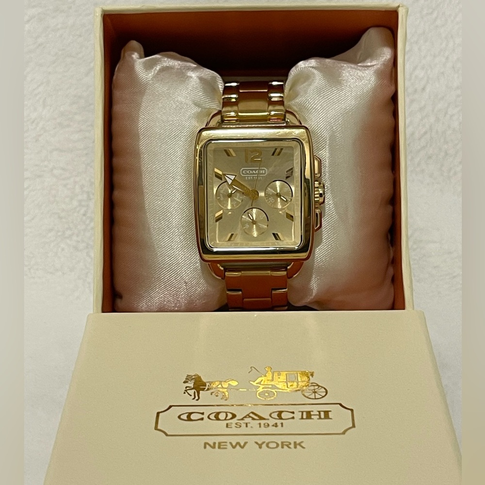 Coach Stainless Steel Chronograph Watch